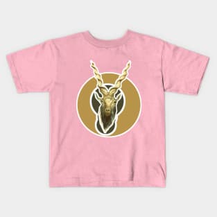 Head of goat falconeri from Asia Kids T-Shirt